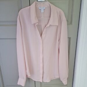 Carolina BELLE montreal Soft Pink Button Down Shirt
